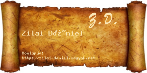 Zilai Dániel névjegykártya